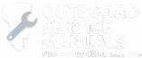 Outboard Service Manuals logo – Download professional outboard engine service and repair manuals for Yamaha, Mercury, Johnson, Evinrude, and more.